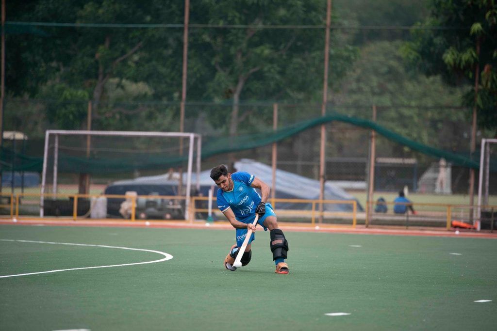 OUgrPsvFNp - India: Indian Junior Men’s Hockey Team goes down 4-5 to Bredase Hockey Vereniging Push - ~Captain Rohit, Sourabh Anand Khushwaha, Ankit Pal, and Arshdeep Singh scored a goal each in the match~